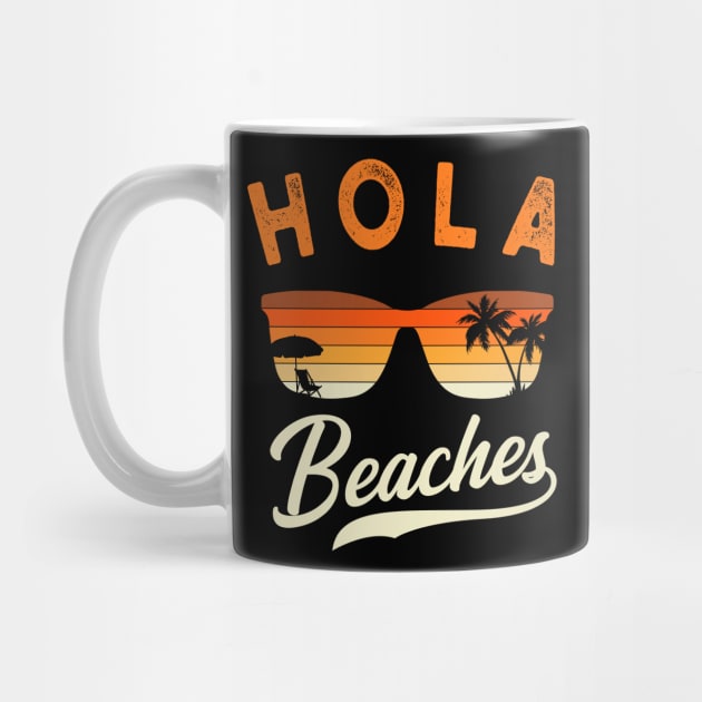Hola Beaches Palm Sea Vacation Gift by Delightful Designs